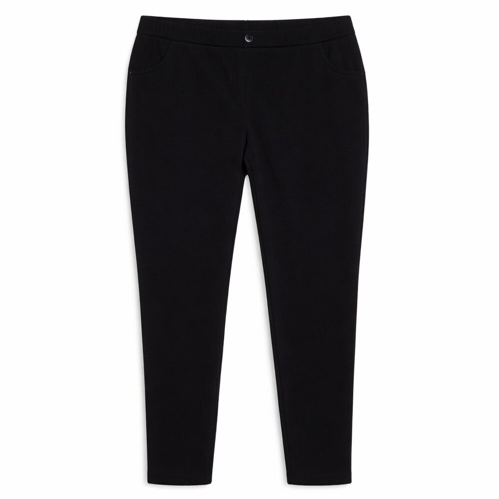 LANE BRYANT Genius Fit Skinny Black Jeans Plus Size 22 Regular
